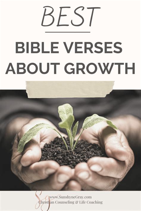 Best Bible Verses About Growth Christian Counseling
