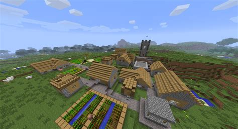 Two Villages And Jungle Temple Minecraft Seeds