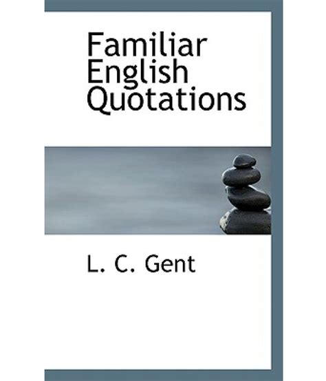 Familiar English Quotations: Buy Familiar English Quotations Online at ...