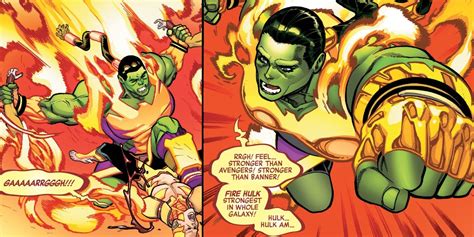 Marvels Fire Hulk Steals Banners Crown As The Strongest Avenger