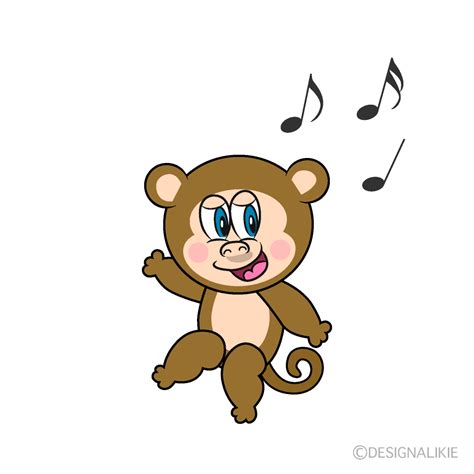 Dancing Monkey Clip Art Free Png Image｜illustoon