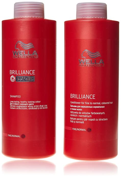 Wella Professionals Brilliance Shampoo And Conditioner Finenormal