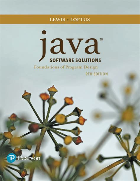 Java Software Solutions 9th Edition