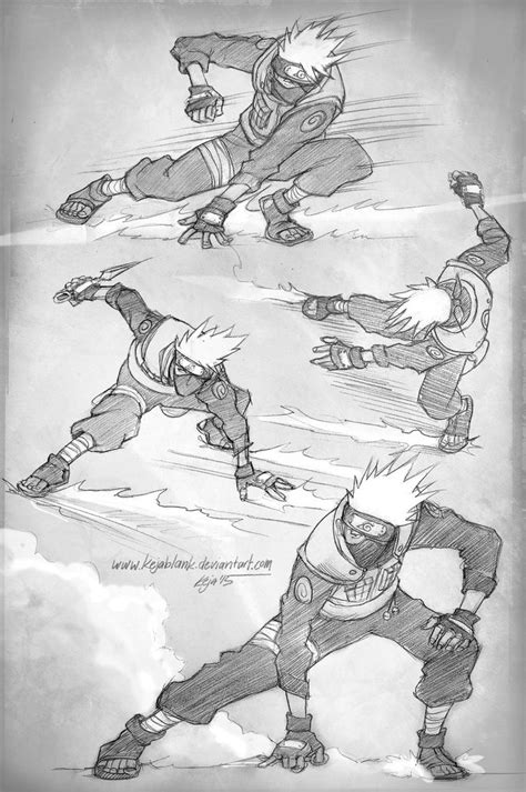 If you like anime and manga, you will love our anime, series and games collection. Fighting Kakashi poses by KejaBlank on DeviantArt