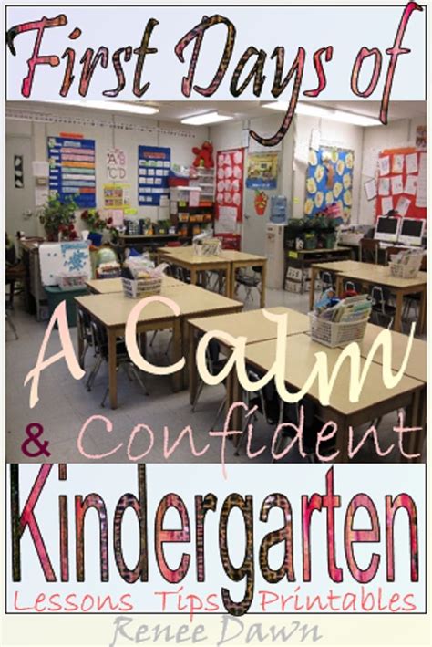 First Days Of Kindergarten Teacher Scripts Lessons Posters