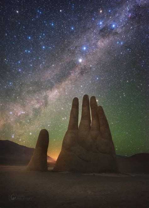 Hand Of The Desert At Night Todays Image Earthsky