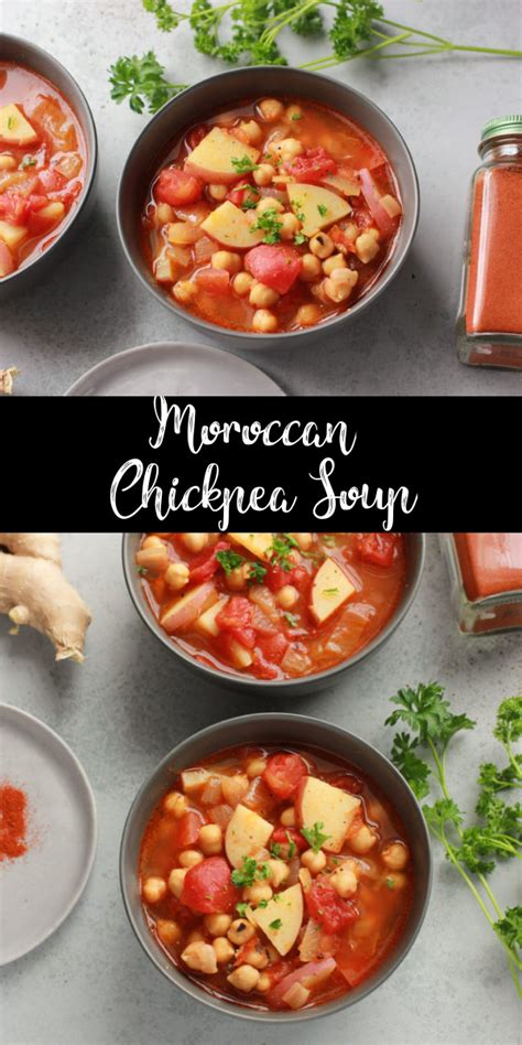 2 add chickpeas, tomatoes and stock. 20-Minute Moroccan Chickpea Soup : One-Pot Moroccan Chicken Chickpea Soup