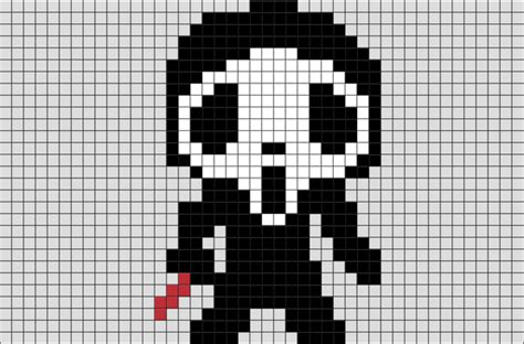 Ghostface Pixel Art Brik