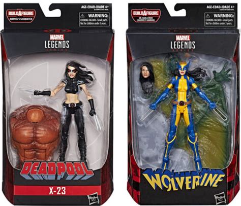 Marvel Legends ~ X 23 X Force And X 23 Wolverine Action Figure Set