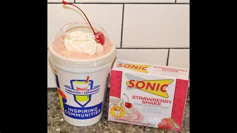 Sonic Strawberry Shake Instant Pudding Vs Strawberry Milkshake