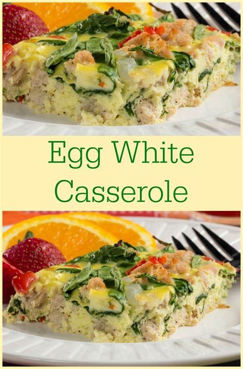 Egg White Casserole Recipe Healthy Breakfast Brunch Recipes