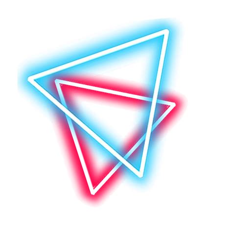 Light Full Hd 3d Background Neon Triangle Circle Png For Picsart