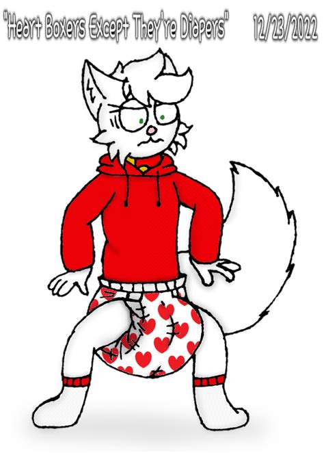 Heart Boxers Except Theyre Diapers — Weasyl