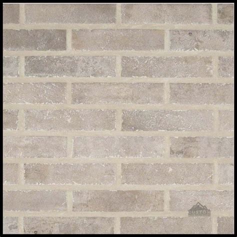 Taupe Porcelain Brick Tile Brick Tiles Brick Backsplash Brick Flooring