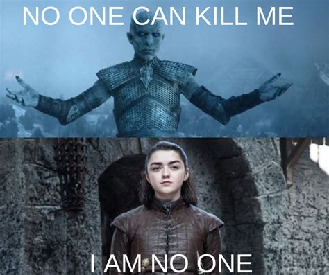 No One Can Kill The Night King Night King Game Of Thrones Arya Game Of Thones
