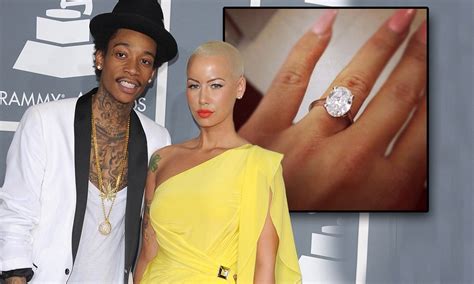 wiz khalifa and amber rose engaged daily mail online