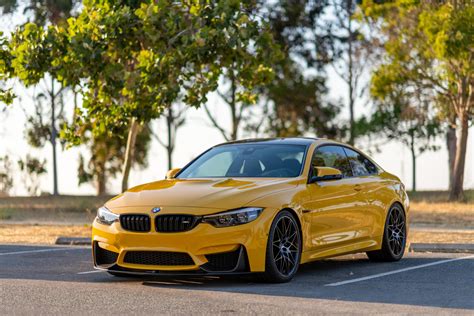 Bmw M4 Competition In Speed Yellow Breathtaking Bmw
