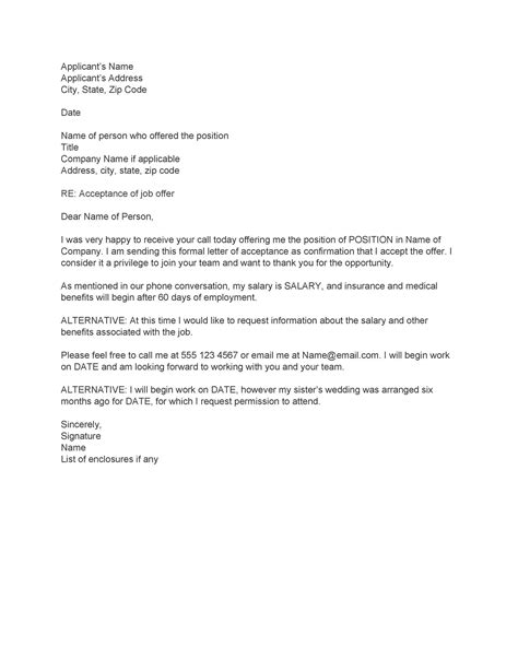 Never miss an opportunity to show your employer what you offer the company. 40 Professional Job Offer Acceptance Letter & Email ...