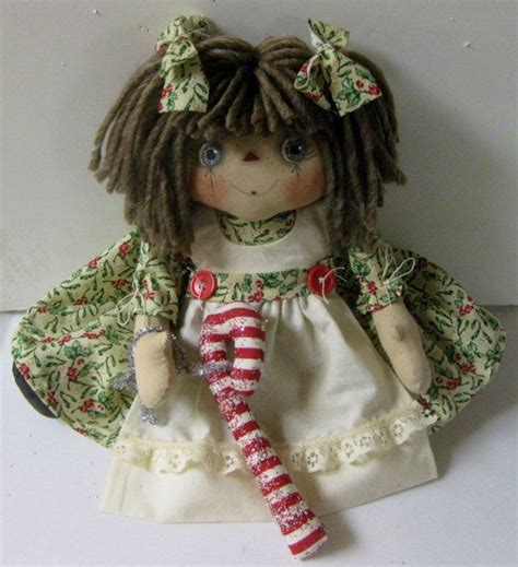 Primitive Raggedy Ann Doll Christmas By Pattiannraggedies On Etsy
