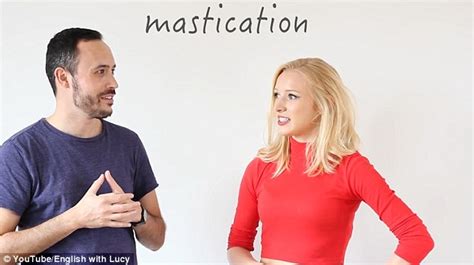 Youtube English Teacher Plays A Cheeky Game Of Word Porn Daily Mail