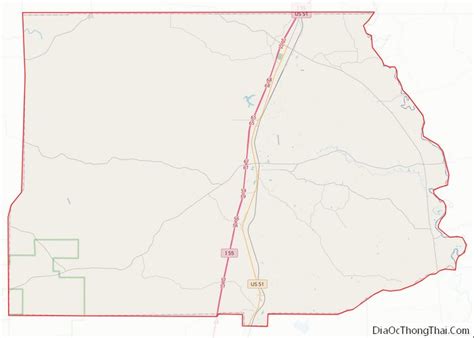 Map Of Copiah County Mississippi