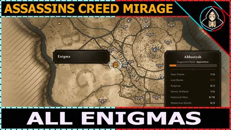 All Enigmas Assassins Creed Mirage Youtube