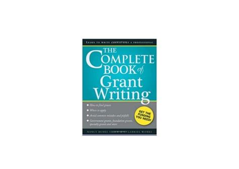 Booktextbook Library The Complete Book Of Grant Writing Learn To Write