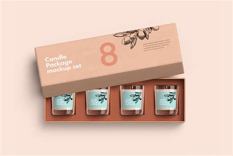 candle glass  box packaging