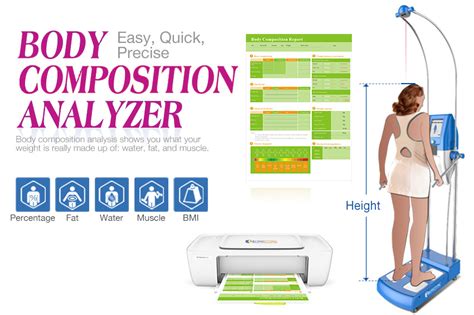 How much body fat do you have? Weight and height measurement body fat measurement device ...