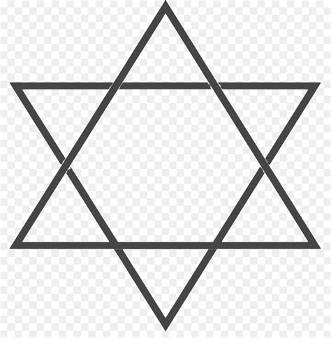 Hexagrama Estrela De Davi Símbolo Png Transparente Grátis