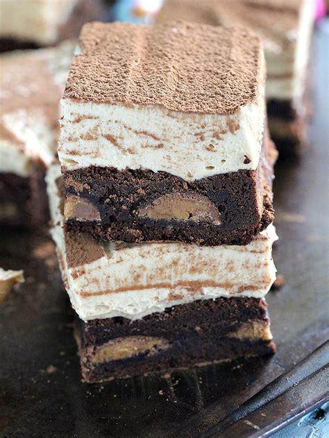 Combine the gelatin and cold water in a small bowl and stir with a spoon until the gelatin has dissolved. Peanut Butter Mousse Brownies - Sweet and Savory Meals