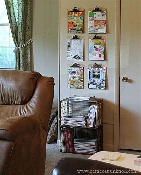 Easy Diy Magazine Wall Display Petticoat Junktion