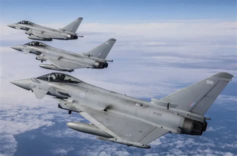 Royal Air Force Fighter Jets Support Nato Allies Across Europe In Busy