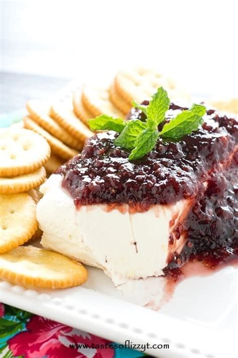 Raspberry Cream Cheese Dip With A Jalapeno Raspberry Jelly