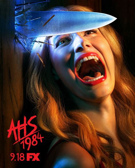 New Poster For American Horror Story 1984 Goes Full Retro Slasher