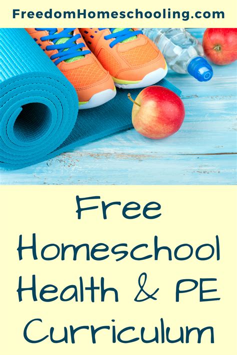 Free Homeschool Health And Pe In 2020 With Images Free Homeschool