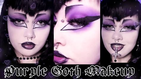 Purple Goth Makeup Tutorial 💜🦇 Youtube