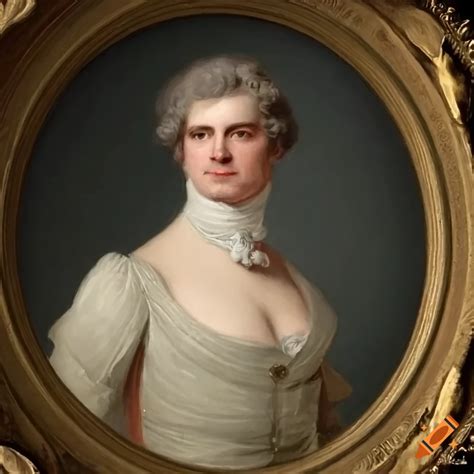 A Regency Era Painting Portrait Of A Handsome Man That Looks Like James