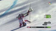 Bode Miller Crashes With .06 Lead and Suffers Laceration On His Leg ...