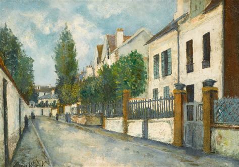 Utrillo Maurice Rue Vauconsan Landscape Sothebys