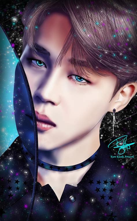 5 out of 5 stars. BTS Space Jimin Fanart Print | Etsy