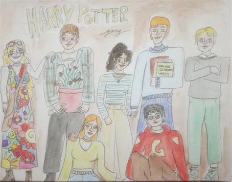 Harry Potter Gang By Malefic Sheep On Deviantart
