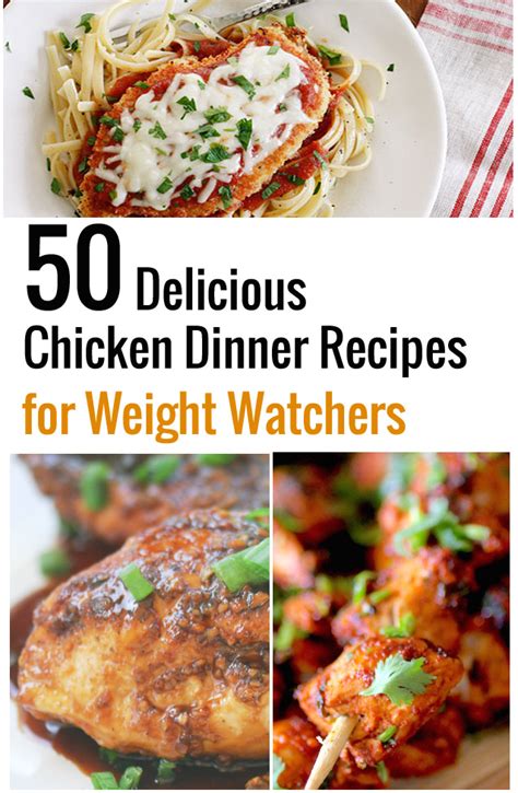 Alternatively, make the recipe vegetarian by topping. 50 Delicious Chicken Dinner Recipes for Weight Watchers ...