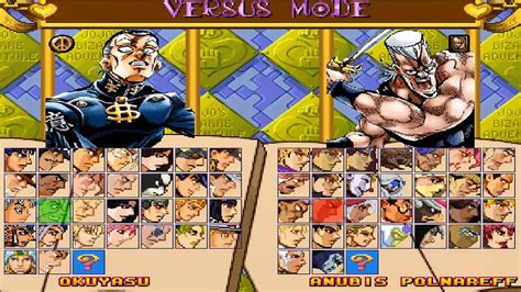 Mugen Game Jojos Bizarre Adventure New Versionedit By Bi Han