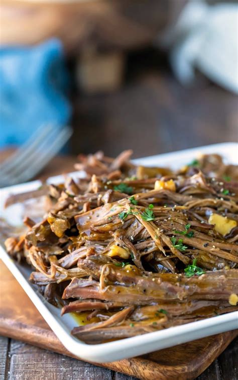 Place on top of vegetables, and drizzle with worcestershire. Crock Pot Roast - I Heart Eating