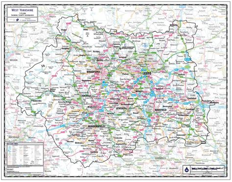 Exploring West Yorkshire A Guide To The Map Of West Yorkshire Map Of