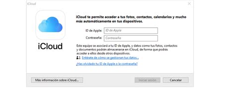 Configurar Icloud En Una Pc Con Windows Soporte T Cnico De Apple