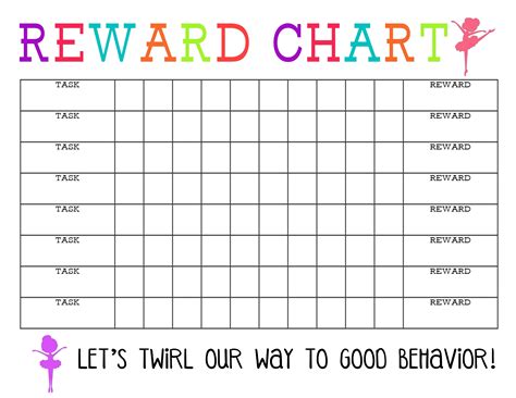 Behavior Sticker Chart Printable