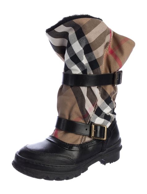 burberry snow mid calf boots shoes bur77348 the realreal