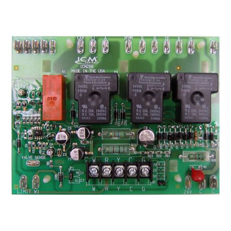 It terminates at your air handler or furnace. 5-1/2 in. Lennox Furnace Control Board-ICM289 - The Home Depot